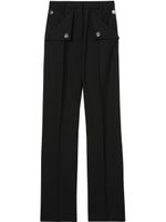 Burberry pantalon de costume à détail de poche - Noir