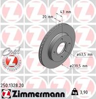 Remschijf Coat Z 250132820