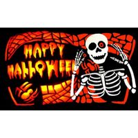 Happy Halloween vlag 150 x 90 cm