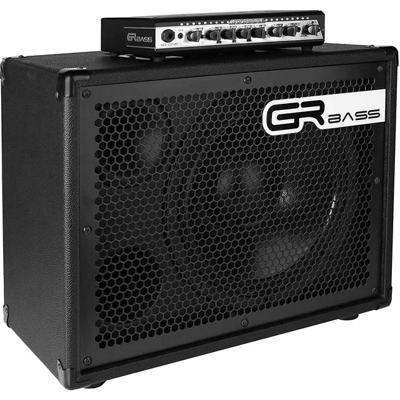 GRBass STACK-800 basgitaarversterker stack met speakerkabel