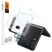 Spigen Glas.tR Ez Fit Samsung Galaxy Z Flip4 Buitenste Screenprotector - 2 St. - thumbnail