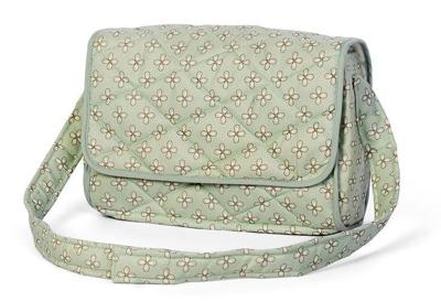 Mini Mommy poppenluiertas 24 x 18 cm katoen mintgroen 4 delig Mini Mommy poppenluiertas 24 x 18 cm katoen mintgroen 4 delig