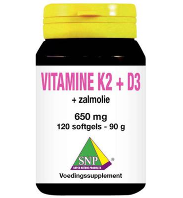 Snp Snp Vitamine K2 D3 Zalmolie (120ca)