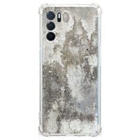 OPPO A16 | A16s | A54s Anti-Shock Hoesje Beton Print - thumbnail