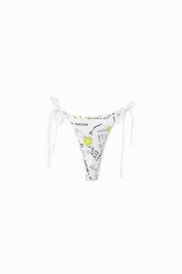 Bikinibroekje met Smiley® - WHITE - XL