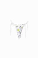 Bikinibroekje met Smiley® - WHITE - XL - thumbnail