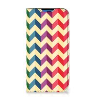 iPhone 14 Pro Hoesje met Magneet Zigzag Multi Color