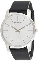Calvin Klein Herenhorloge analoog kwarts leer K2G211C6