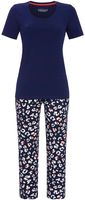 Ringella pyjama panterprint blauw