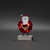 Konstsmide Wood/Cotton Santa Lichtdecoratie figuur 6 gloeilamp(en) LED 0,36 W - thumbnail