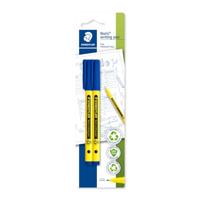 STAEDTLER 307-3 BK2 Noris Handschrift Pen - Blauw (Pack van 2)