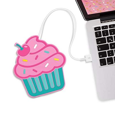 MUSTARD - vers gebakken Cupcake Cup Warmers I USB aangedreven Cup Warmer I Mok Warmer voor Bureau I Aan/Uit Schakelaar I Koffie Cup Warmer voor Bureau USB I Cup Heater USB I Draagbare Cup Heater I Cupcake - Roze