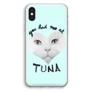 You had me at tuna: iPhone X Transparant Hoesje