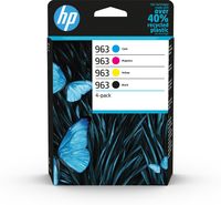 HP 963 4-pack originele inktcartridges zwart/cyaan/magenta/geel - thumbnail