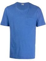 Massimo Alba t-shirt à poche poitrine - Bleu