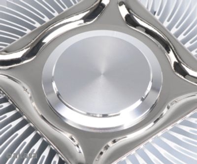 Akasa AK-CCE-7105EP koelsysteem voor computers Processor Koeler 9,2 cm Zwart, Zilver