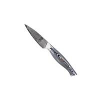 Homizu Shimauma officemes - 9cm - VG-10 damascus mes|G10 - zwart-wit