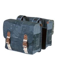 Basil Fietstas Dubbel Boheme indigo blue