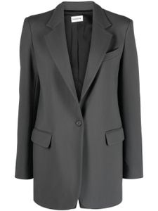 P.A.R.O.S.H. long-sleeve single-breasted blazer - Gris