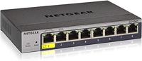 NETGEAR GS108Tv3 Managed L2 Gigabit Ethernet (10/100/1000) Grijs