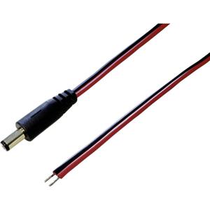 BKL Electronic Laagspannings-aansluitkabel Laagspanningsstekker - Open kabeleinde 5.50 mm 2.10 mm 30.00 cm 1 stuk(s)