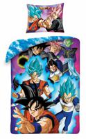 Dragon Ball Z Dekbedovertrek Super Sayens - 140 x 200 cm - Katoen - 70 x 90 cm - thumbnail