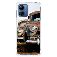 Motorola Moto G14 Anti-shock Hoesje met foto Vintage Auto