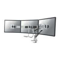 Neomounts NM-D775DX3SILVER flatscreen bureausteun - thumbnail