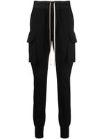 Rick Owens DRKSHDW pantalon de jogging fuselé à lien de resserrage - Noir