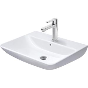 Duravit ME by Starck wastafel 65x49cm met 1 kraangat met overloop met wondergliss wit 23356500001