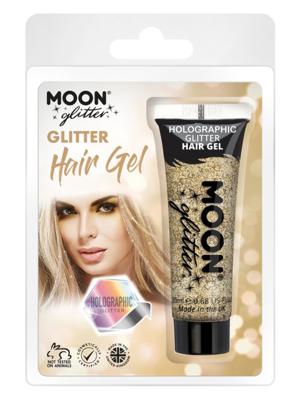 Moon Glitter Holographic Haar Gel Goud