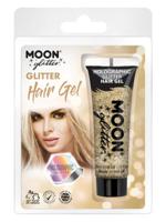 Moon Glitter Holographic Haar Gel Goud