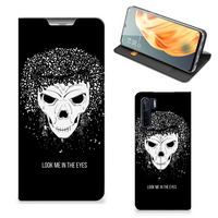 Mobiel BookCase OPPO Reno3 | A91 Skull Hair - thumbnail