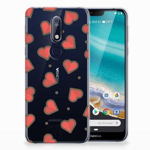 Nokia 7.1 TPU bumper Hearts