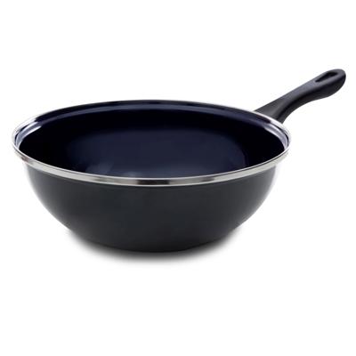 BK Wokpan Fortalit - ø 28 cm / 3.6 Liter - Geëmailleerde anti-aanbaklaag