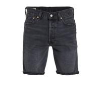 Levi's 501 Hemmed regular fit jeans short zwart