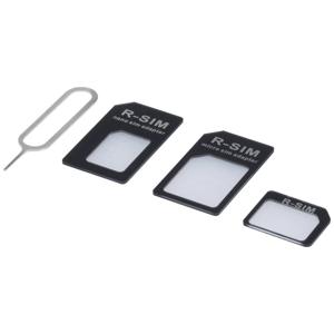 Renkforce RF-5044718 SIM-adapter Aangepast van: Nano SIM, Micro SIM Aangepast naar: Micro SIM, Standaard SIM