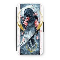 Golden Raven: iPhone 8 Flip Hoesje