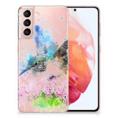 Hoesje maken Samsung Galaxy S21 Vogel Hoesje maken Samsung Galaxy S21 Vogel