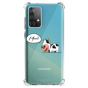 Samsung Galaxy A52 4G/5G Stevig Bumper Hoesje Cow