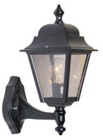 Franssen Klassieke buitenlamp Quadrana Up zwart FL110-10