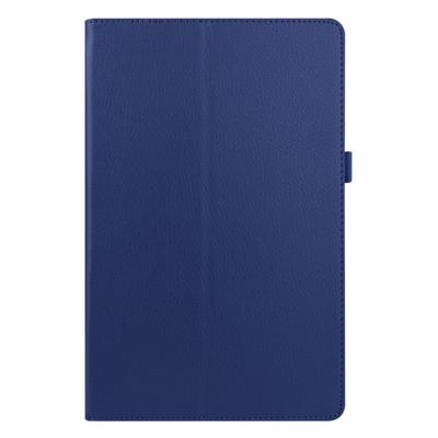 Shop4 - Samsung Galaxy Tab A7 10.4 (2020) Hoes - Book Cover Lychee Blauw Shop4 - Samsung Galaxy Tab A7 10.4 (2020) Hoes - Book Cover Lychee Blauw
