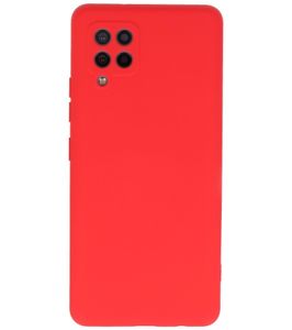 Lunso - Softcase hoes - Samsung Galaxy A42 - Rood