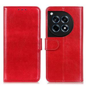 OnePlus 12R/Ace 3 Wallet Case met Magnetische Sluiting - Rood