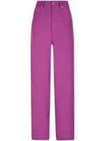 Bally pantalon droit à taille haute - Violet