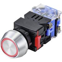 TRU COMPONENTS TC-9428144 LAS0-L-11ZEB/R/12V Drukschakelaar 250 V 5 A 1x uit/aan Continu Rood IP40 1 stuk(s) - thumbnail