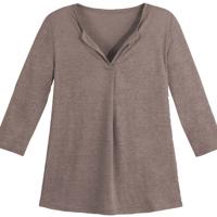 Linnen jersey shirt, avocado 36/38