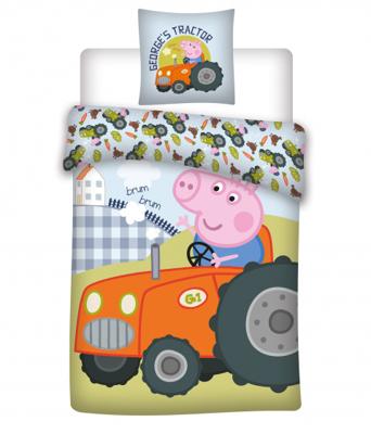 Nickelodeon dekbedovertrek Peppa Pig junior 100 x 140 cm katoen Nickelodeon dekbedovertrek Peppa Pig junior 100 x 140 cm katoen