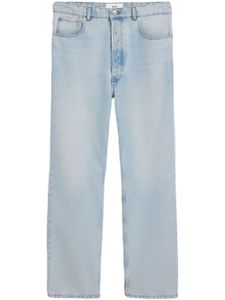 AMI Paris mid-rise straight-leg jeans - Bleu