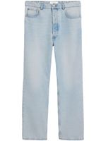 AMI Paris mid-rise straight-leg jeans - Bleu - thumbnail